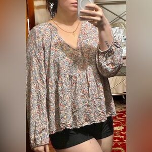 Flowy American Eagle Top